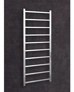 Thermorail - Square Profile Heated Towel Rail POLISHED W450 x H1200 x D120