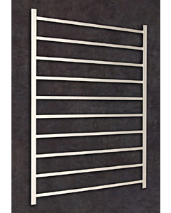 Thermorail - Square Profile Heated Towel Rail POLISHED W800 x H1160 x D120