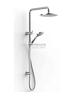 Faucet Strommen - Pegasi Dual Shower 600, Square Arm, 100 Slimline Hand Shower, 250 Head 30674-11
