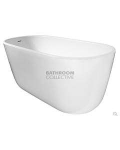Faucet Strommen - Freestanding Silkstone Monz Apartment Bath 1540mm SATIN WHITE 30807-33