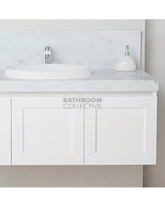 ADP - London Hampton Style Wall Hung Vanity 600mm, 60mm Stone Top & Solid Surface Basin