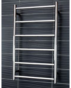 Radiant - Round 6 Bar Towel Ladder 830H x 500W POLISHED STAINLESS