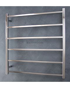 Radiant - Square 6 Bar Towel Ladder 830H x 800W POLISHED STAINLESS