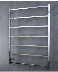Radiant - Square 7 Bar Towel Ladder 1130H x 800W POLISHED STAINLESS