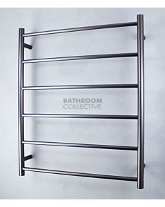 Radiant - Round 6 Bar Towel Ladder 830H x 700W GUNMETAL GREY