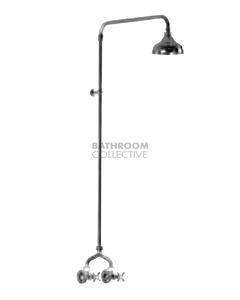 Astra Walker - Classic Exposed Shower Tap Set, 150mm Shower Rose, Cross Handle CHROME A57.13