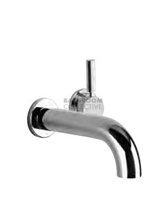 Astra Walker - Icon + Lever Wall Mixer & 200mm Bath Spout CHROME A67.06.48.LH