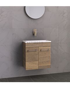 Timberline - Ensuite 600mm Wall Hung Narrow Vanity with Acrylic Top