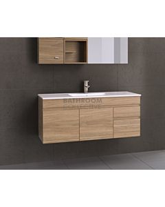 Timberline - Indiana 1200mm Wall Hung Vanity with Ceramic Top