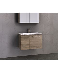 Timberline - Nevada 750mm Wall Hung Vanity with Ceramic Top
