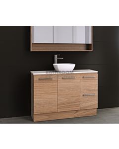Timberline - Nevada 1200mm Floor Standing Vanity with 20mm Meganite Top and Ceramic Above Counter Basin