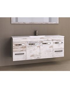 Timberline - Bargo 1500mm Wall Hung Vanity with Dolomite Matte Top