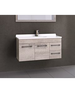 Timberline - Eden 1050mm Wall Hung Vanity with Acrylic Top