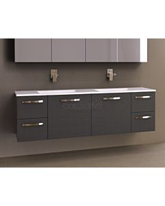 Timberline - Carlo 1800mm Wall Hung Vanity with Double Basin Acrylic Top