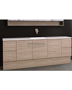 Timberline - Carlo 2100mm Floor Standing Vanity with Acrylic Top