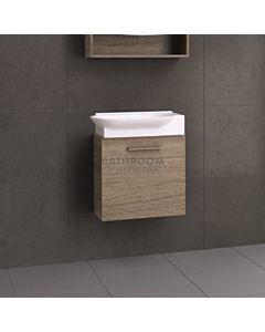 Timberline - Lisbon 570mm Wall Hung Vanity with Ceramic Top