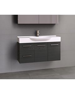 Timberline - Lisbon 1050mm Wall Hung Vanity with Ceramic Top