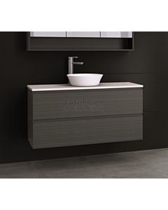 Timberline - Oxbow 1200mm Wall Hung Vanity with 20mm Meganite Top and Ceramic Above Counter Basin