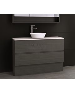 Timberline - Oxbow 1200mm Floor Standing Vanity with 20mm Meganite Top and Ceramic Above Counter Basin