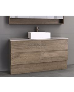 Timberline - Oxbow 1500mm Floor Standing Vanity with 20mm Meganite Top and Ceramic Above Counter Basin