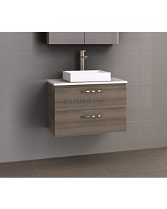 Timberline - Nevada Plus 750mm Wall Hung Vanity with 20mm Meganite Top and Ceramic Above Counter Basin