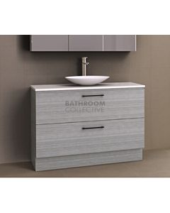 Timberline - Nevada Plus 1200mm Floor Standing Vanity with 20mm Meganite Top and Ceramic Above Counter Basin