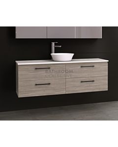Timberline - Nevada Plus 1500mm Wall Hung Vanity with 20mm Meganite Top and Ceramic Above Counter Basin