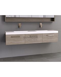 Timberline - Orlando 1800mm Wall Hung Vanity with Double Basin Grand Acrylic Top