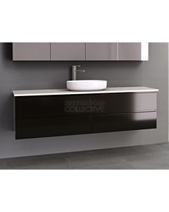 Timberline - Nevada Plus 1800mm Wall Hung Vanity with 20mm Meganite Top and Ceramic Above Counter Basin