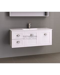 Timberline - Victoria 1200mm Wall Hung Vanity with Ceramic Top