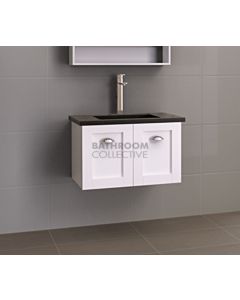 Timberline - Victoria 750mm Wall Hung Vanity with Stone, Freestyle or Timber Top and Ceramic Under Counter Basin