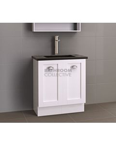 Timberline - Victoria 750mm Floor Standing Vanity with Stone, Freestyle or Timber Top and Ceramic Under Counter Basin