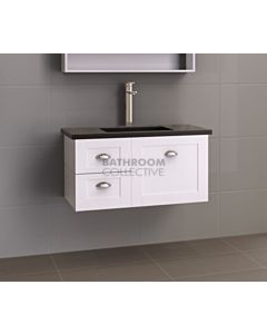 Timberline - Victoria 900mm Wall Hung Vanity with Stone, Freestyle or Timber Top and Ceramic Under Counter Basin