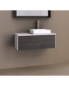 Timberline - Andersen 900mm Wall Hung Vanity with Stone, Freestyle or Timber Top and Ceramic Above Counter Offset Basin
