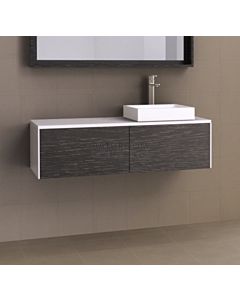 Timberline - Andersen 1200mm Wall Hung Vanity with Stone, Freestyle or Timber Top and Ceramic Above Counter Offset Basin