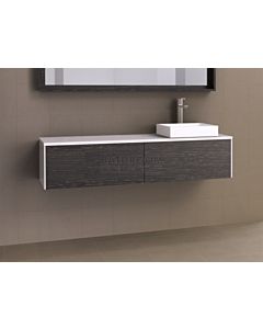 Timberline - Andersen 1500mm Wall Hung Vanity with Stone, Freestyle or Timber Top and Ceramic Above Counter Offset Basin