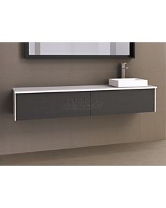 Timberline - Andersen 1800mm Wall Hung Vanity with Stone, Freestyle or Timber Top and Ceramic Above Counter Offset Basin