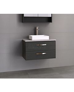 Timberline - Ashton 750mm Wall Hung Vanity with Stone, Freestyle or Meganite Top and Ceramic Basin
