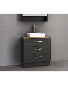 Timberline - Ashton 750mm Floor Standing Vanity with Timber Top and Ceramic Basin