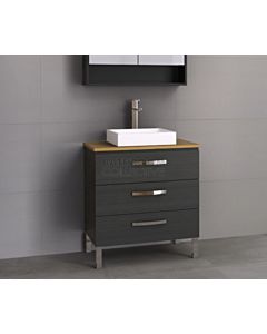 Timberline - Ashton 750mm On Leg Vanity with Timber Top and Ceramic Basin