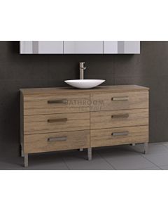 Timberline - Ashton 1500mm On Leg Vanity with Timber Top and Ceramic Basin