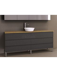Timberline - Ashton 1800mm On Leg Vanity with Timber Top and Ceramic Basin