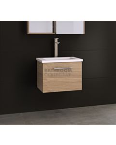 Timberline - Dakota 600mm Wall Hung Vanity with Stone, Freestyle or Meganite Top and Under Counter Basin