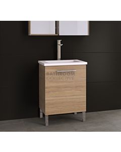 Timberline - Dakota 600mm On Leg Vanity with Stone, Freestyle or Meganite Top and Under Counter Basin