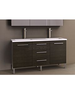 Timberline - Dakota 1500mm On Leg Vanity with Stone, Freestyle or Meganite Top and Double Under Counter Basin