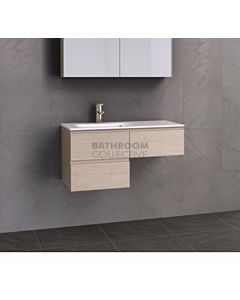 Timberline - Pure Bliss 900mm Wall Hung Vanity with Pond Basin Top