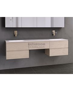 Timberline - Pure Bliss 1800mm Wall Hung Vanity with Double Pond Basin Top