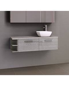Timberline - Pure Zest 1200mm Wall Hung Vanity with Stone, Freestyle or Meganite Top and Ceramic Basin