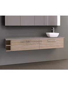 Timberline - Pure Zest 1800mm Wall Hung Vanity with Stone, Freestyle or Meganite Top and Ceramic Basin
