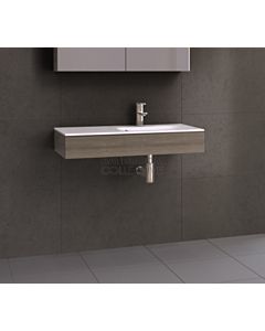 Timberline - Splice 900mm Wall Hung Vanity with Pond Basin Top
